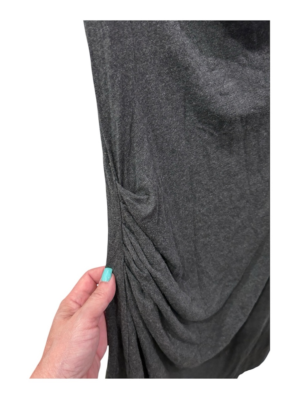 Athleta Inverse Drape Dress Reversible Cowl Neck Ruched Size XS - Picture 8 of 12